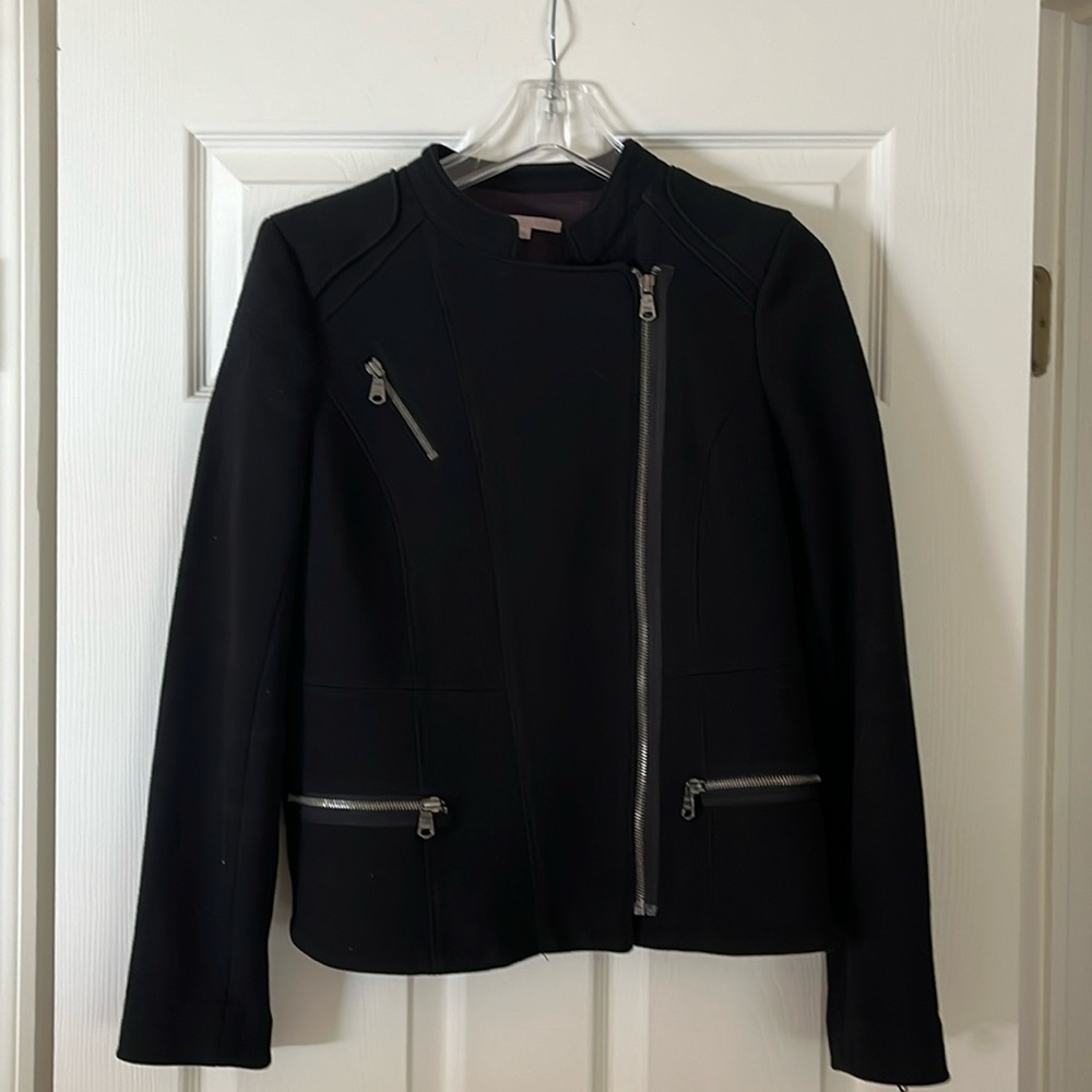 Gap moto coat, S, black